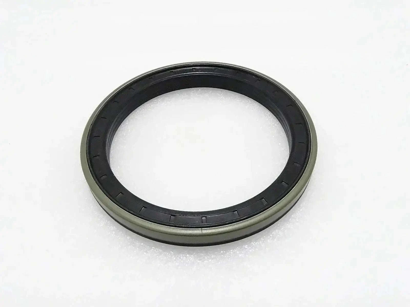 Rubber oil seal ring with black outer lip, circular profile