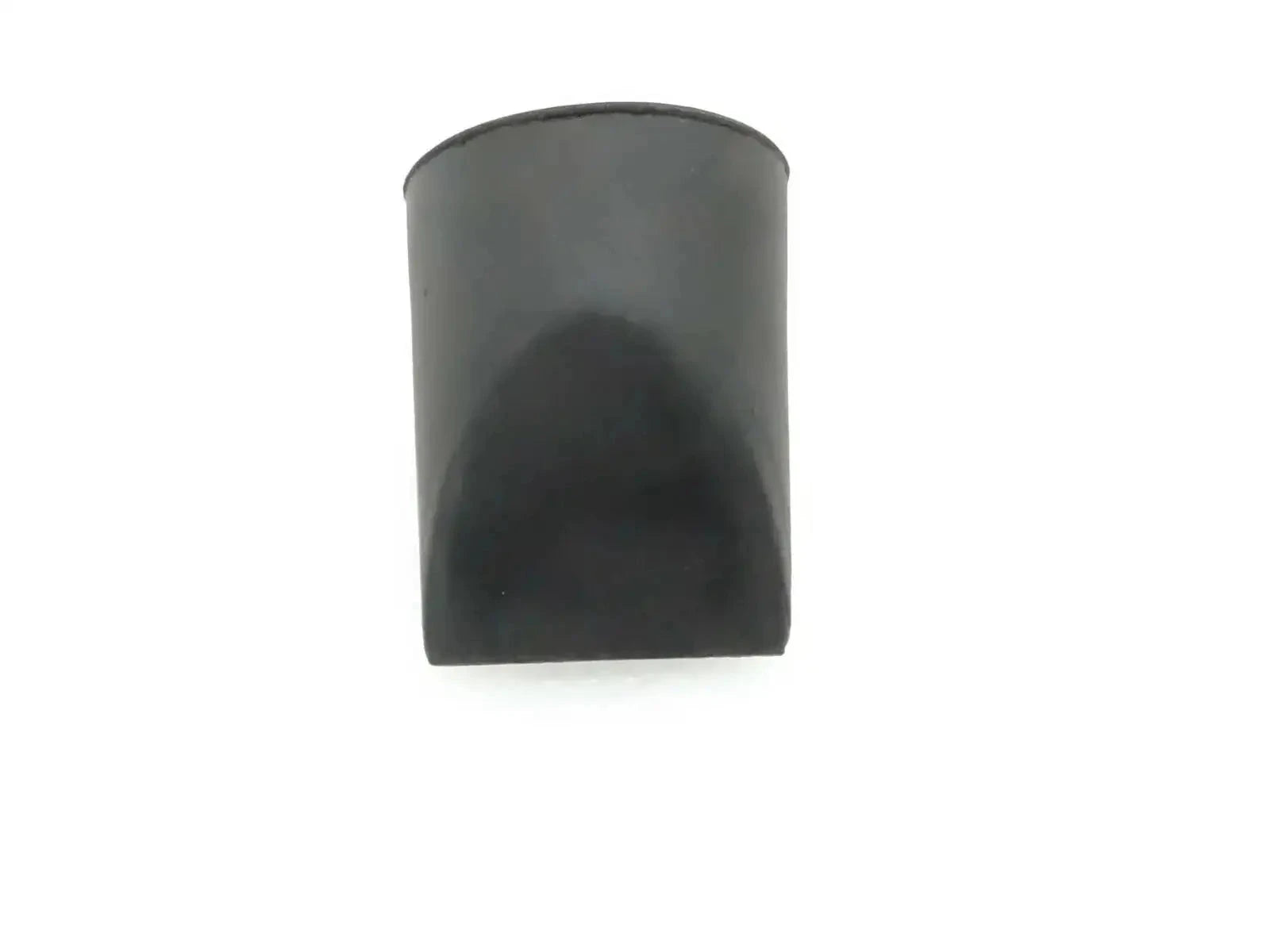 Safety dust valve rubber cover, dark gray dome shape