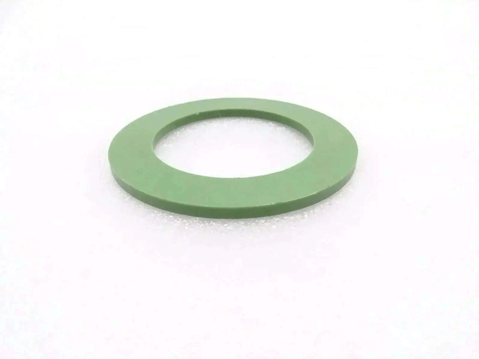 Green thrust washer ring, metal spacer with central hole
