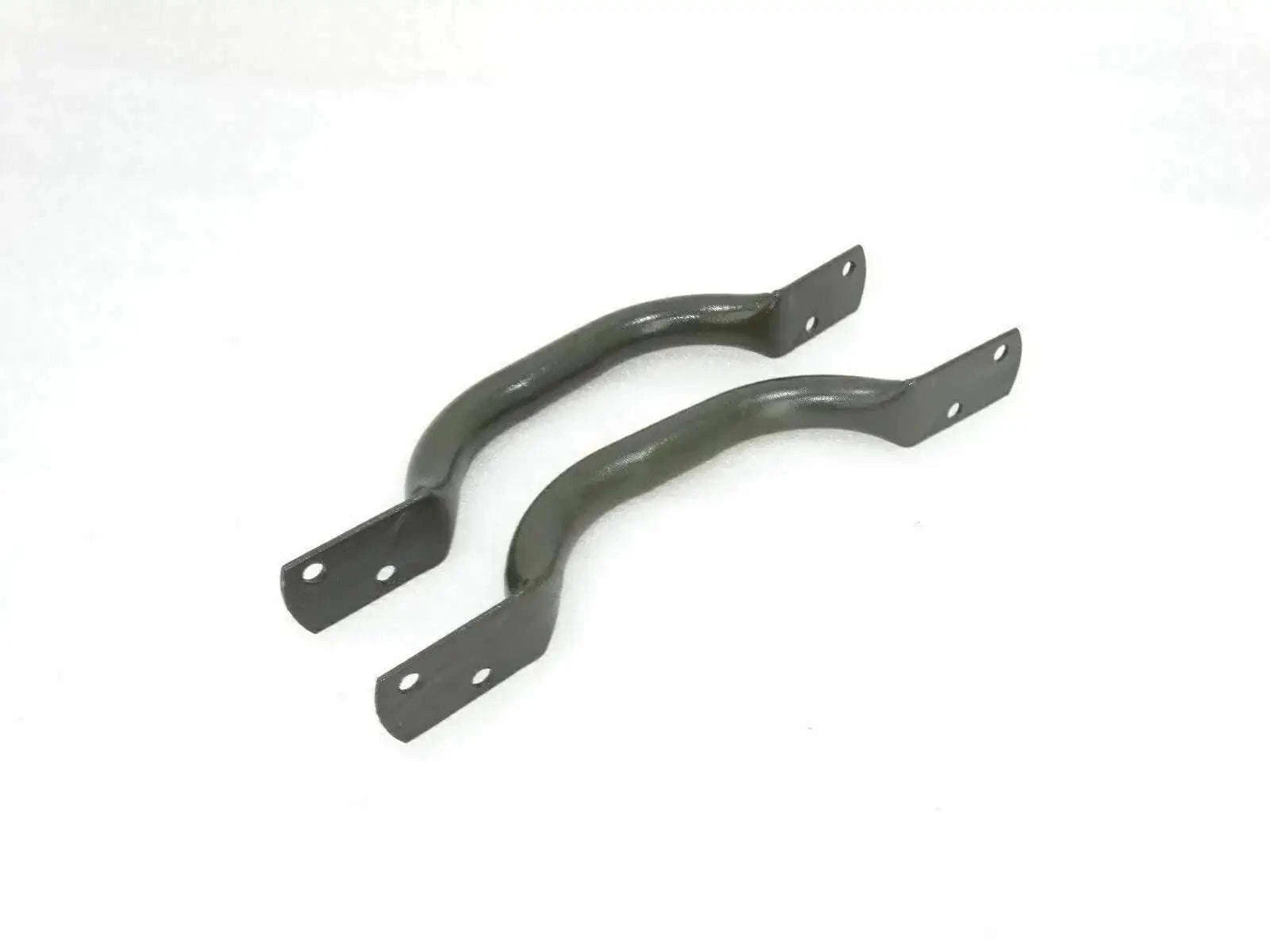 Green front side panel handles with mounting holes