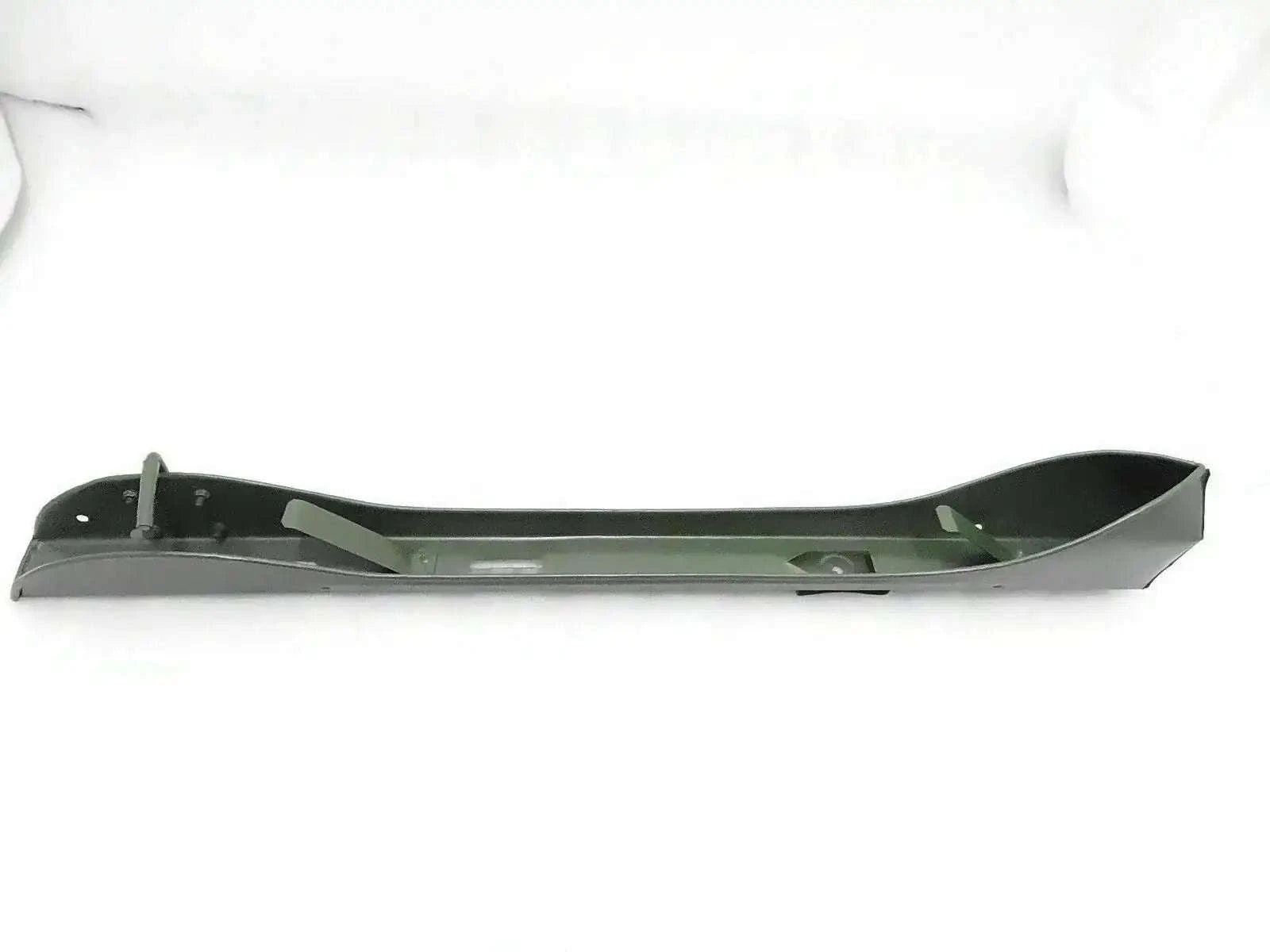 Military green dashboard case rack bracket with mounting holes