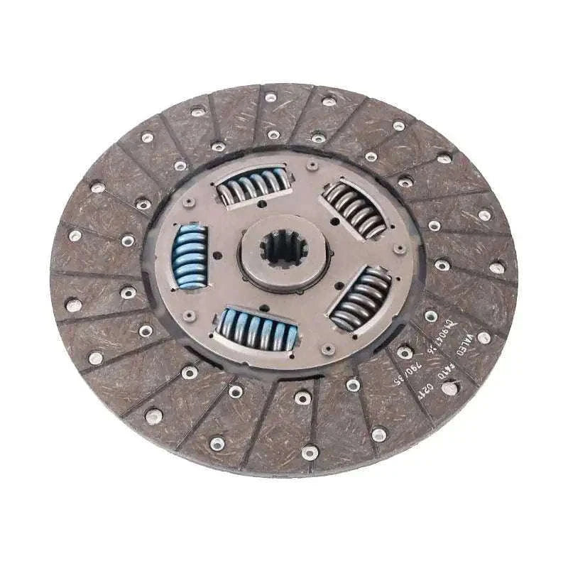 Clutch friction disc for Mahindra tractor with metal spline hub.