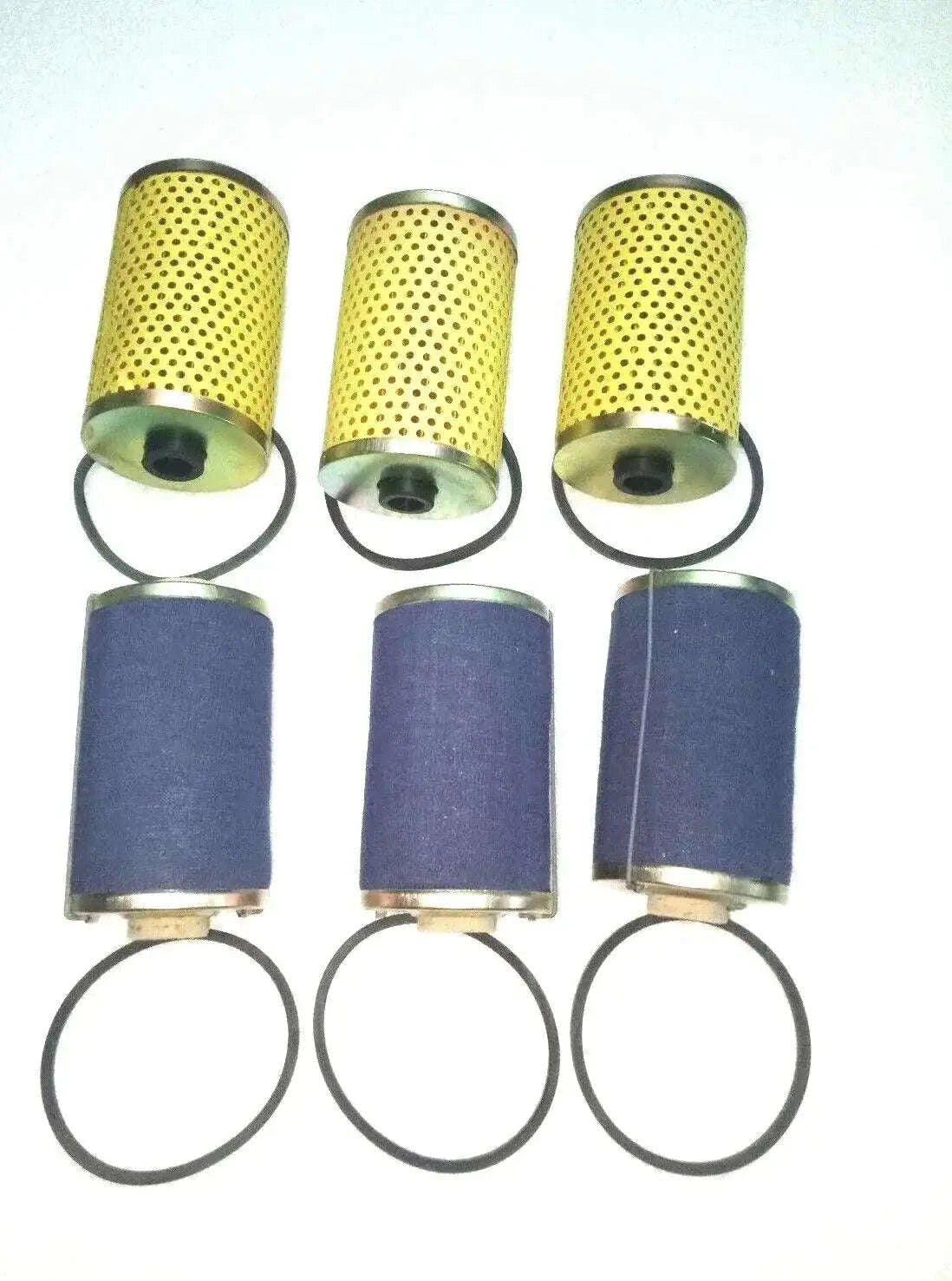 Pack of 6 Mahindra tractor filters for reliable engine maintenance.