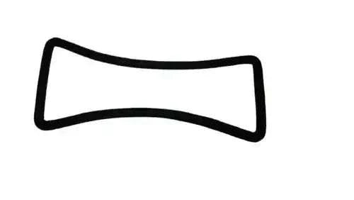 Rubber head lamp beading trim, black curved gasket for tractor