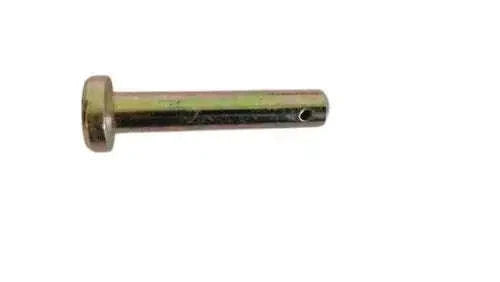 Metal stabilizer pin with flange head and central hole