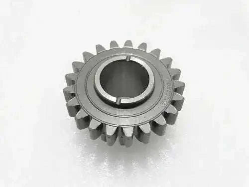 Gray reverse cluster gear with central bore and 21 teeth
