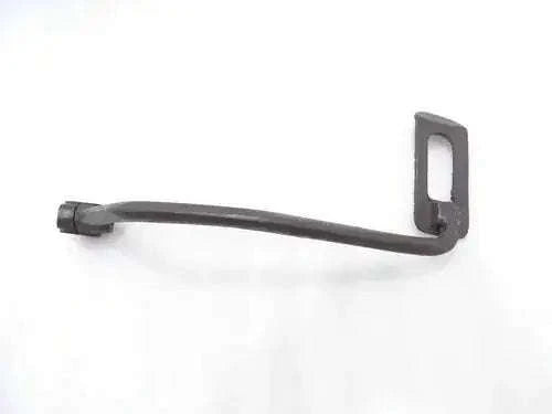 Clutch pedal lever, dark gray metal with forked end
