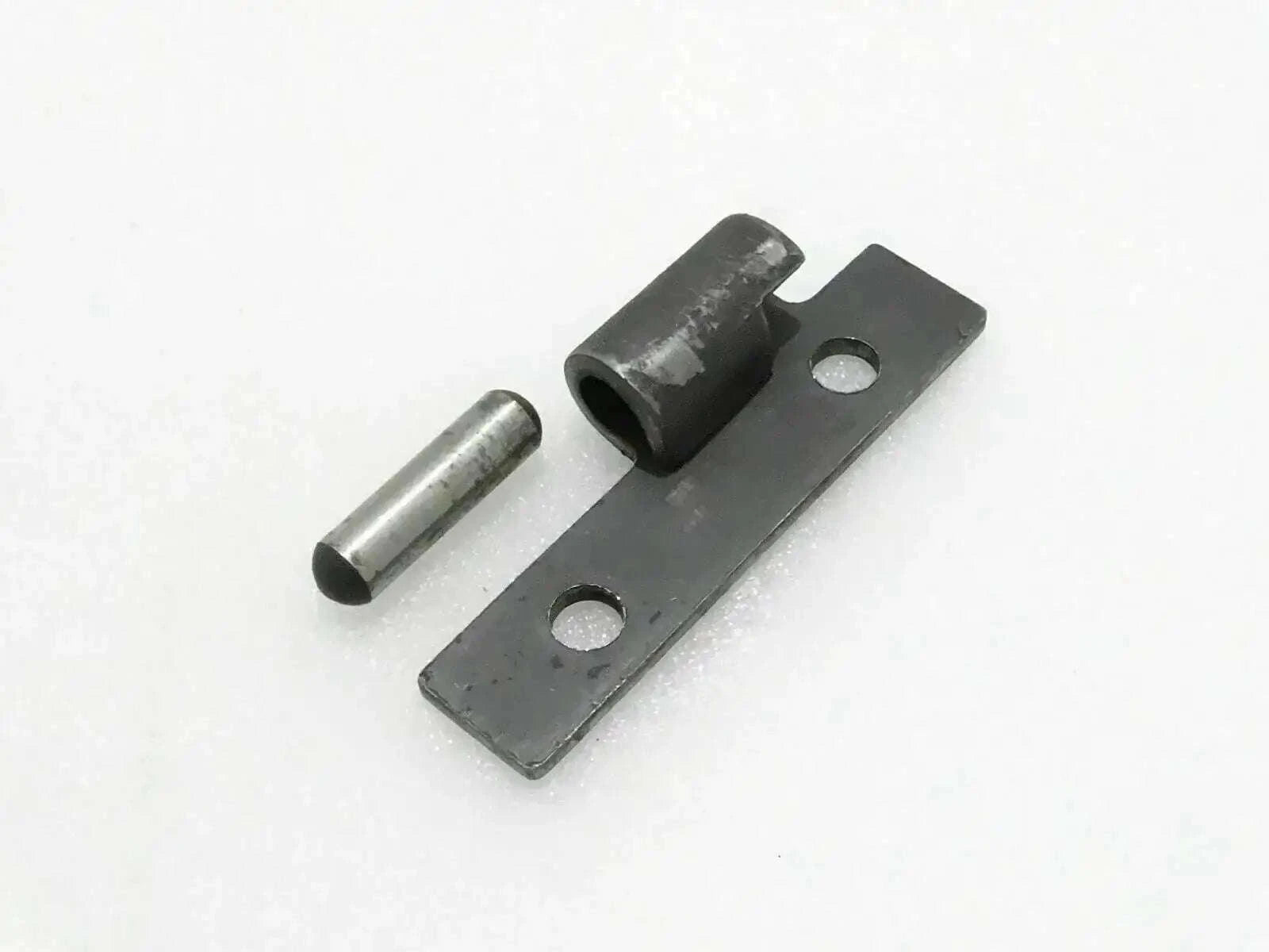 Metal gear lever stop plate with pin, dark finish