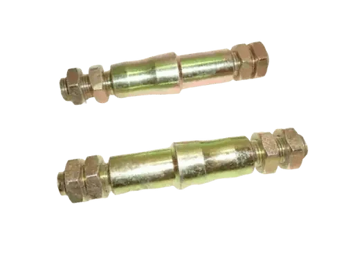 Metal rear axle shaft link pins, two-piece set