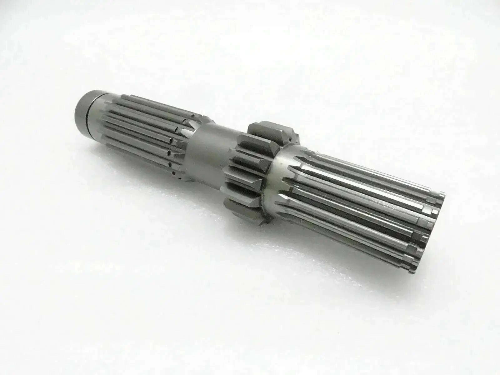 Transmission countershaft spline shaft with gear teeth, metal