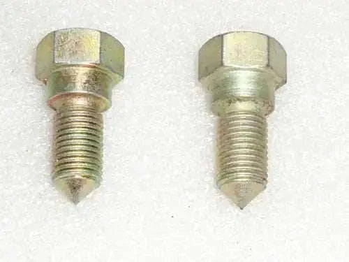 Hex head mounting bolts, zinc-plated pair