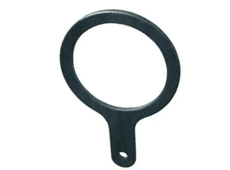 Metal cam follower ring with mounting hole and short stem