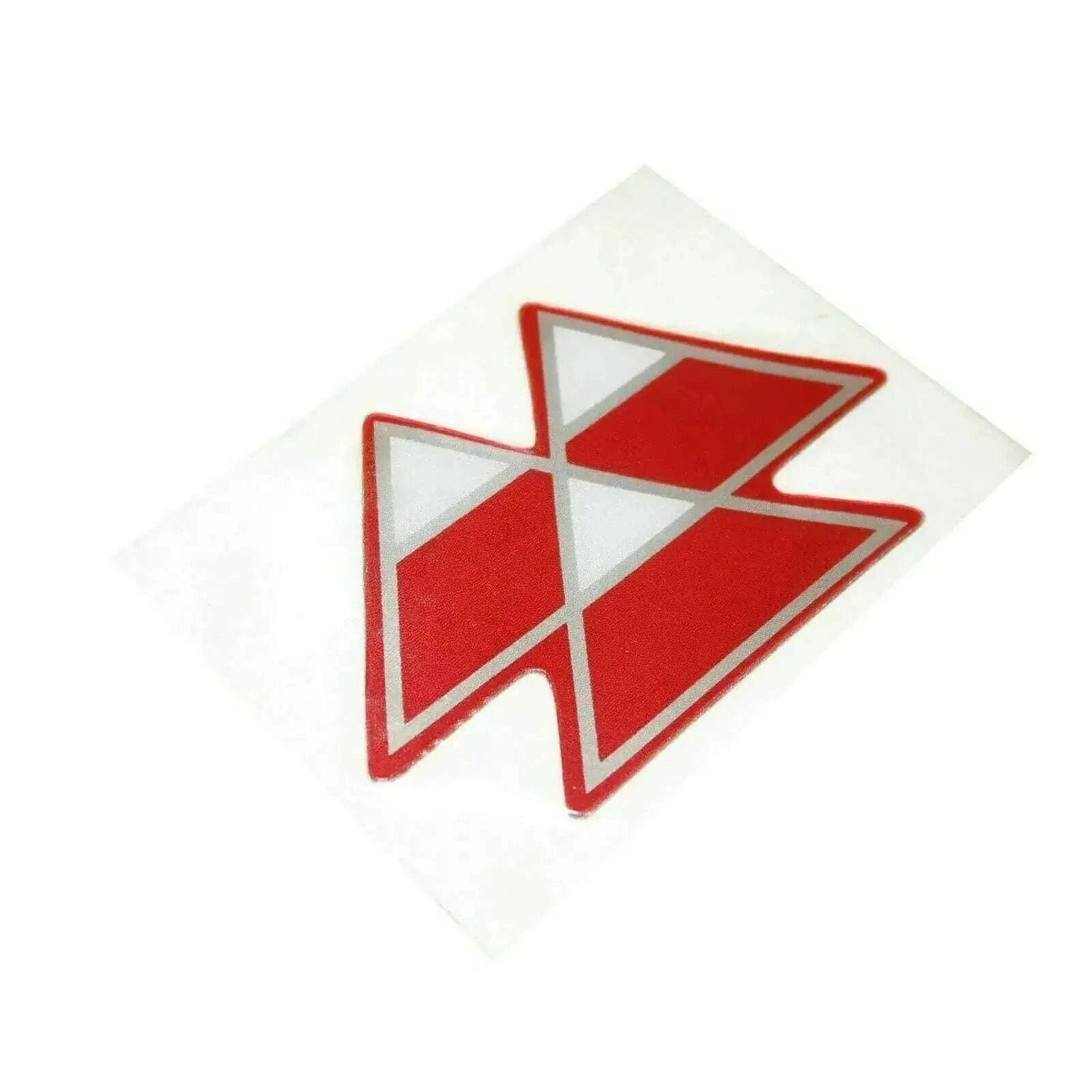 Front bonnet vinyl sticker decal with red and white star logo emblem