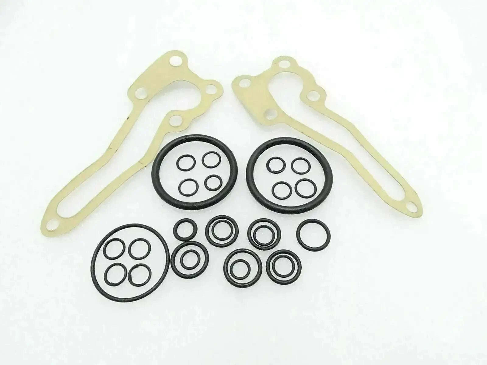 Hydraulic pump seal kit with gaskets, O-rings, and assorted round rubber seals