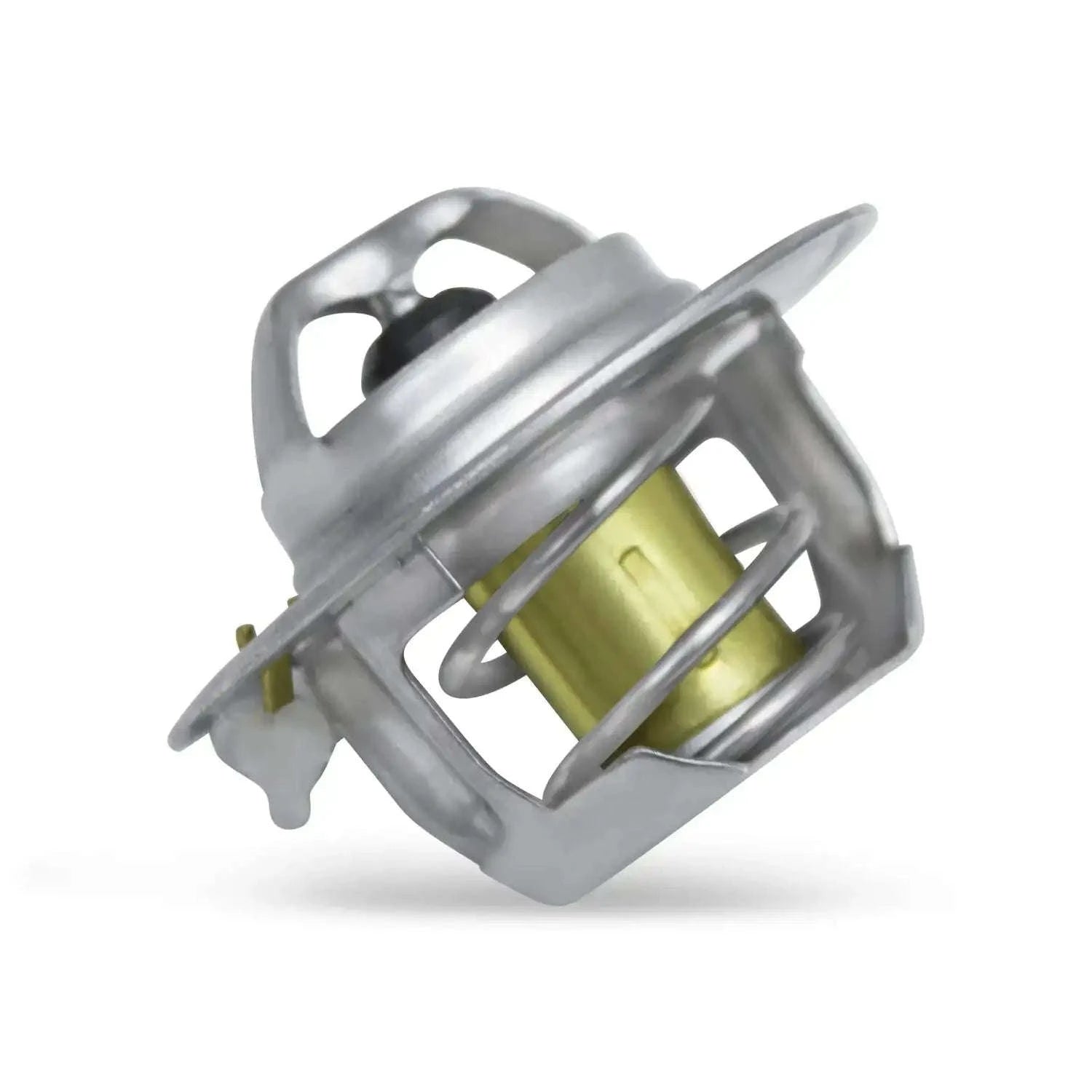 Tractor thermostat with metal frame and green sensor element