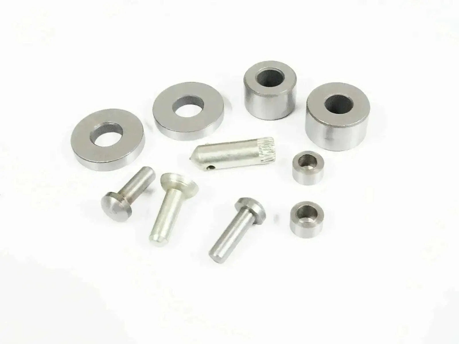 Hydraulic roller and pin kit, metal rollers and bolts with bushings