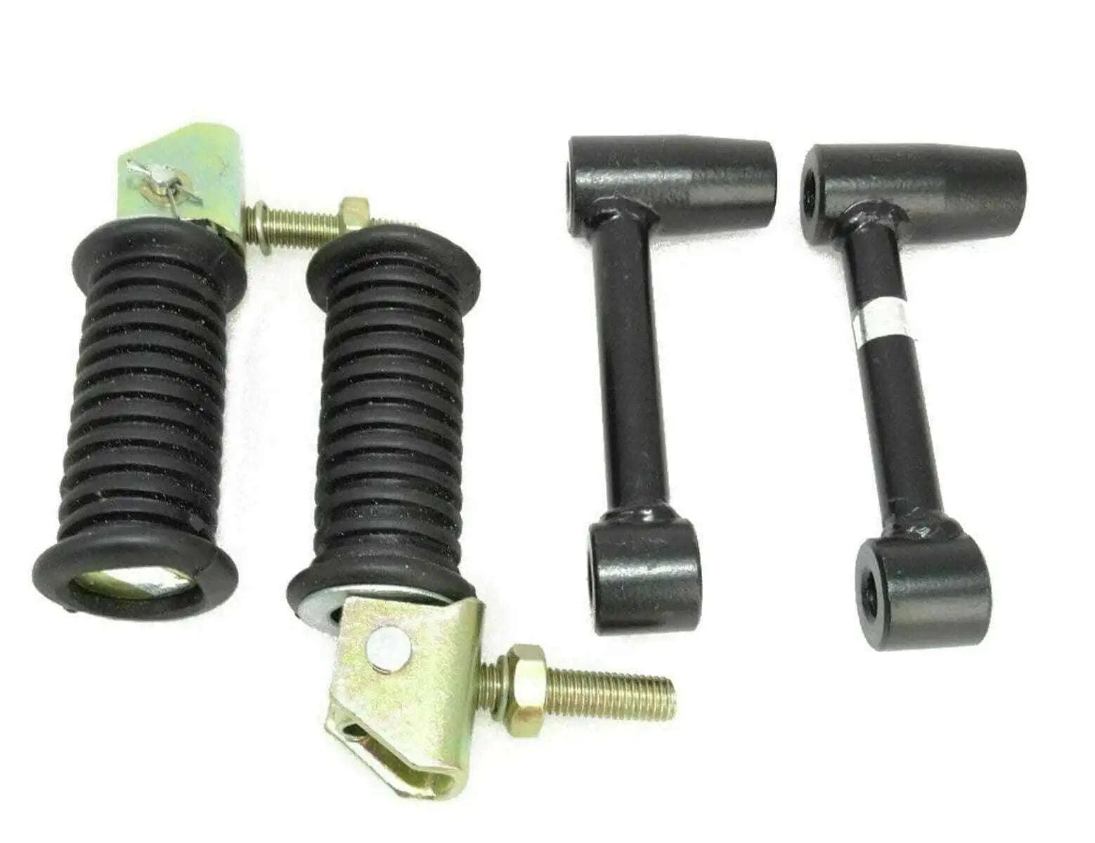 FIT For Royal Enfield 350 500cc Rear Passenger Folding Footrests with Bracket - StellerGear