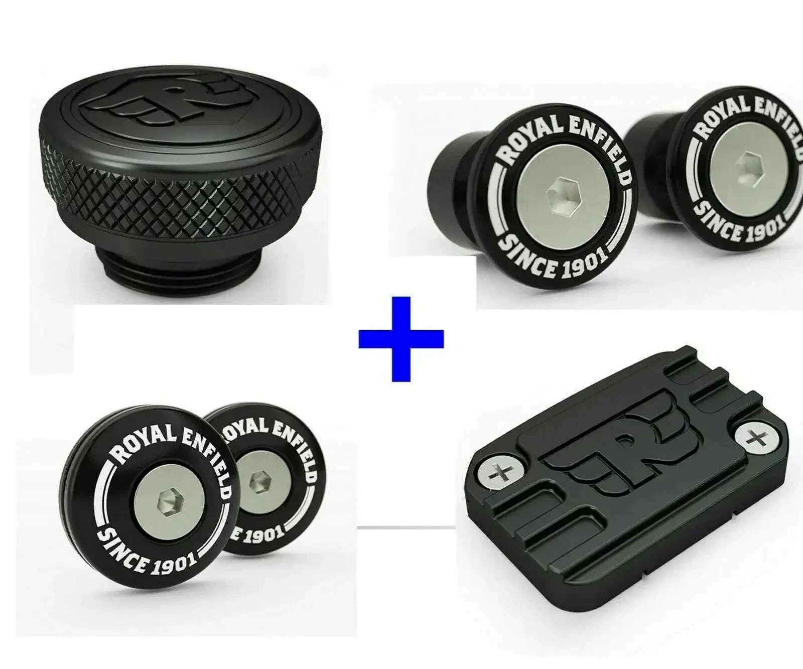FIT FOR Royal Enfield Accessories "Combo Pack" of 4 For Interceptor & Continental GT 650 - StellerGear