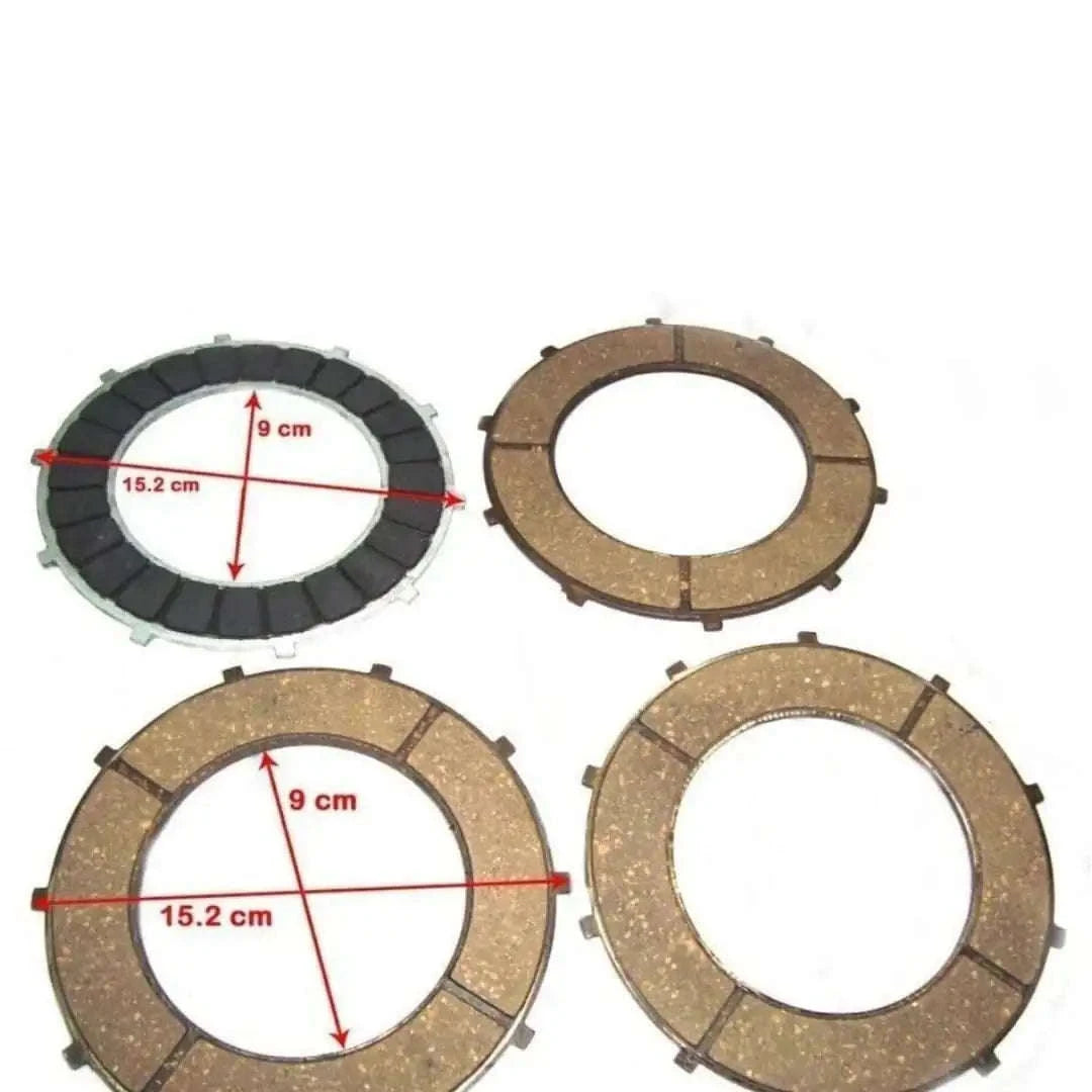 FIT FOR  ROYAL ENFIELD BULLET - CLUTCH FRICTION PLATE 4 SET StellerGear