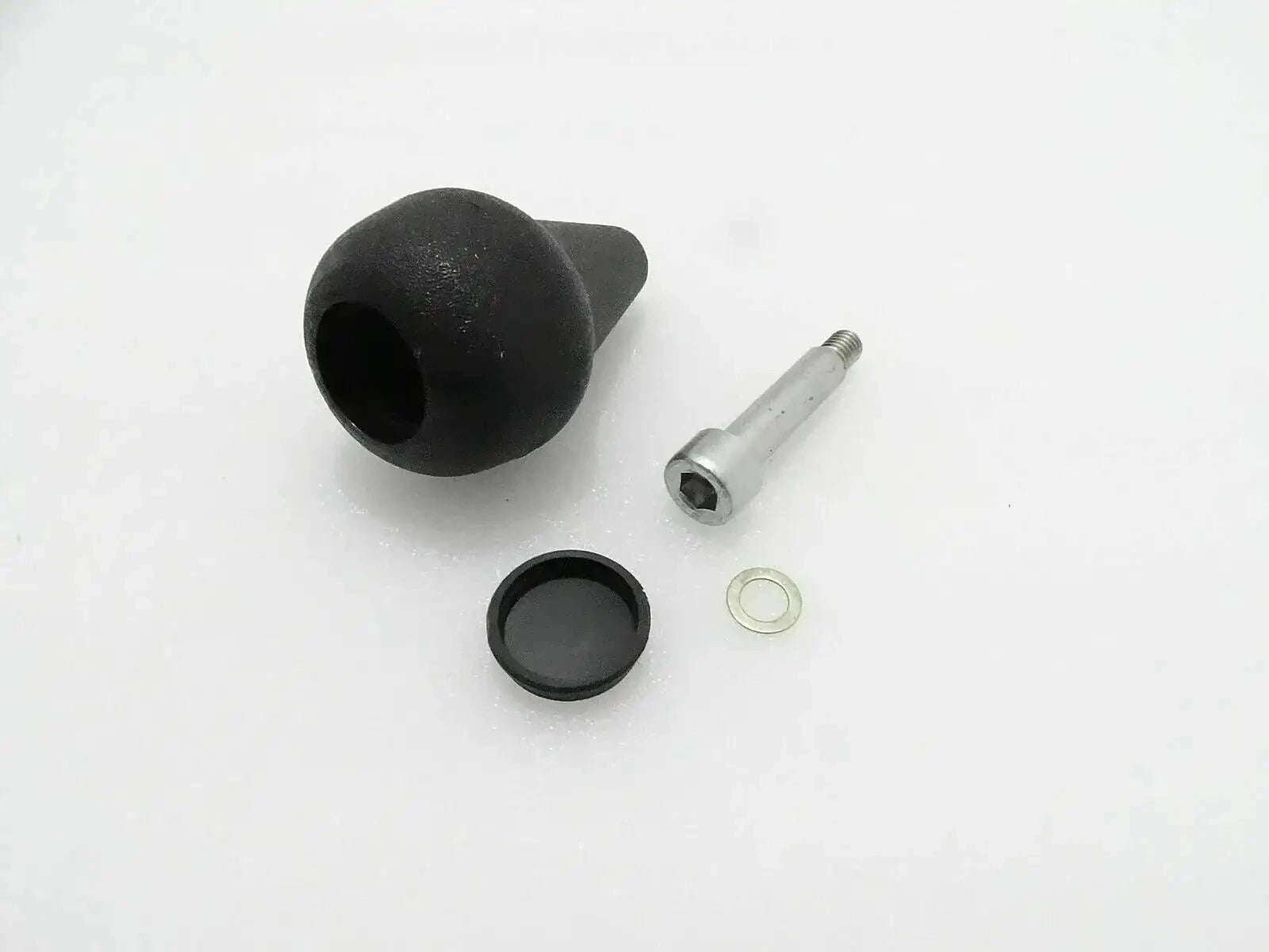 JCB 3CX steering knob replacement, black plastic, ergonomic design for easy steering control