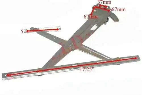 Scissor-type window regulator lift assembly for Suzuki Gypsy
