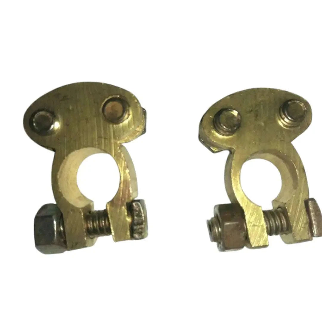 Fit For Suzuki Samurai Gypsy King Jimny Battery Terminal Clamp Brass Connectors StellerGear