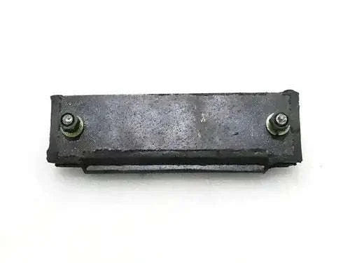 Rear engine mount bracket with two nuts, metal block