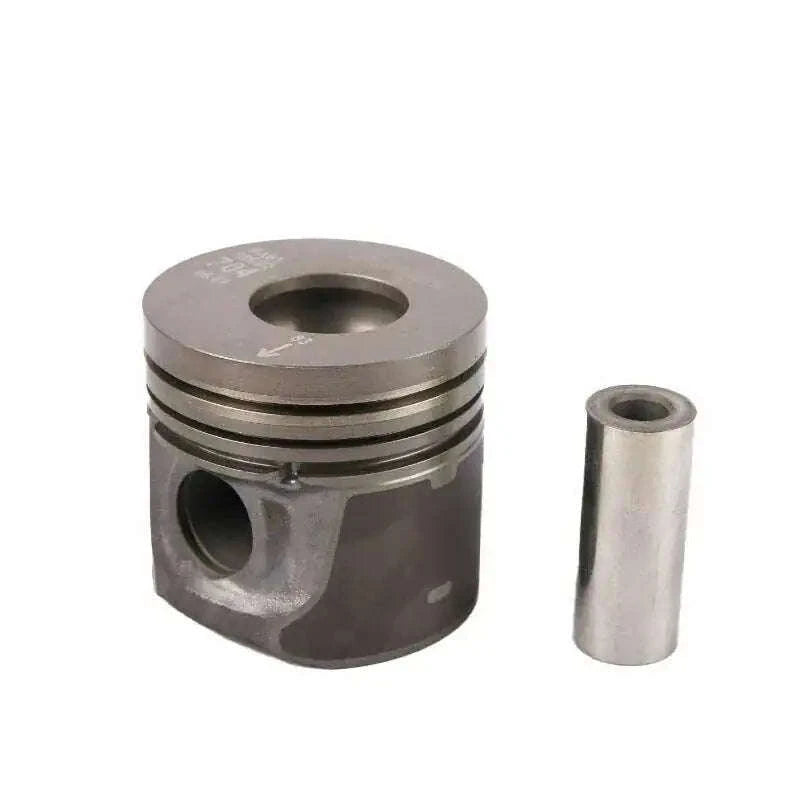 Tractor engine piston and wrist pin, metal piston with matching wrist pin