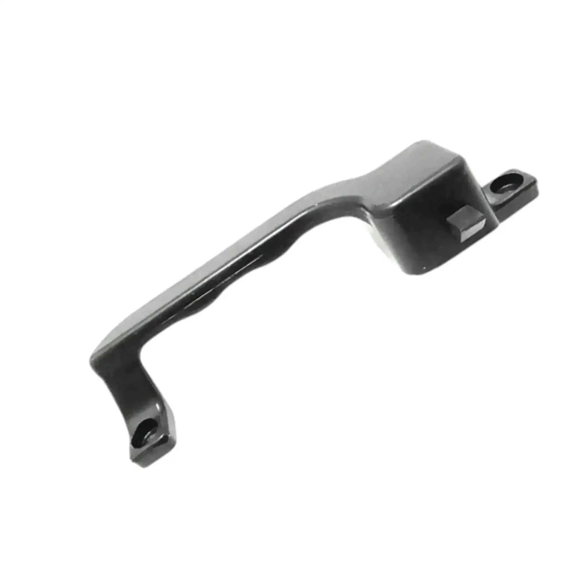 Rear window latch handle, dark gray with mounting brackets