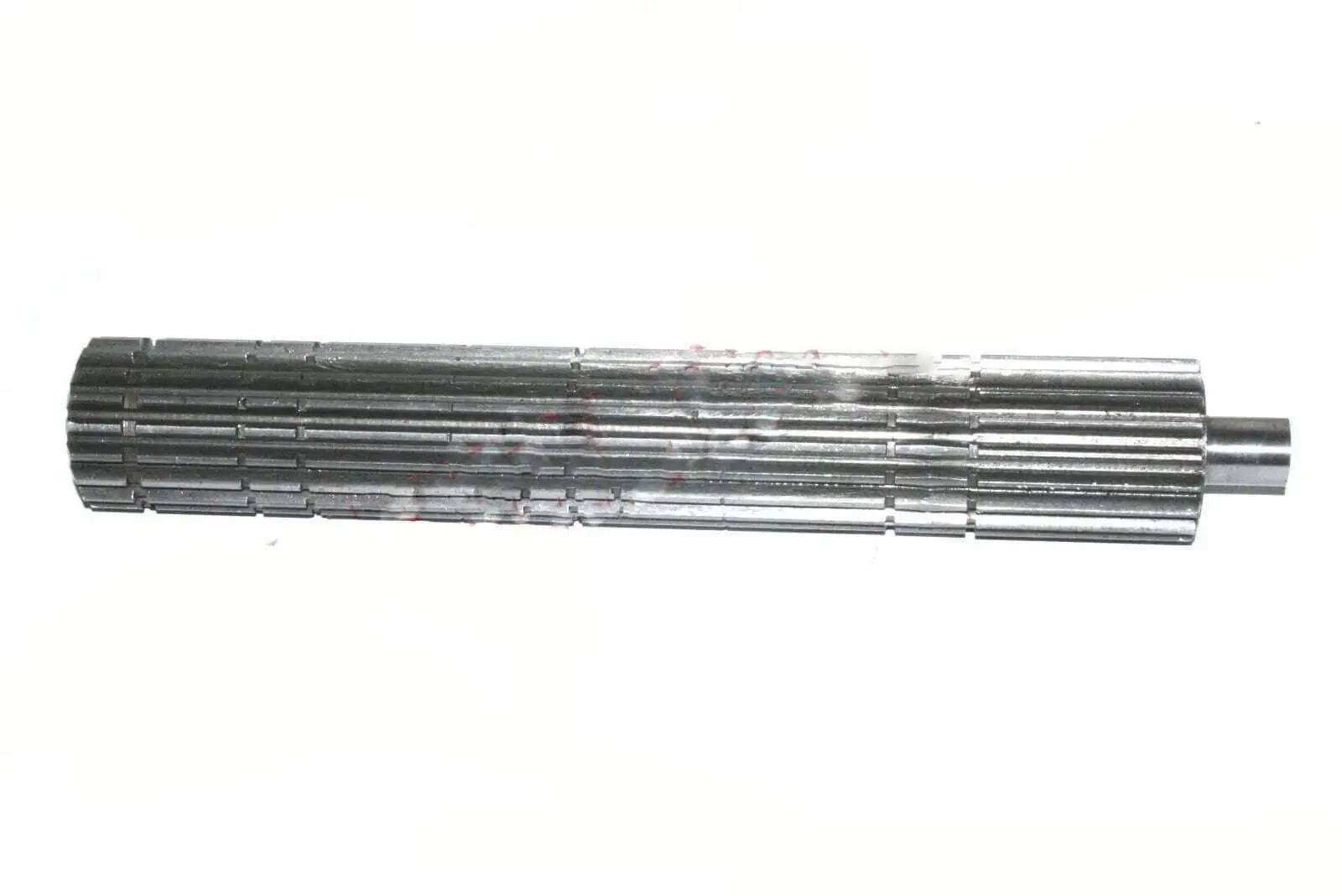 18-spline transmission main shaft, metal cylindrical splined shaft with smooth end