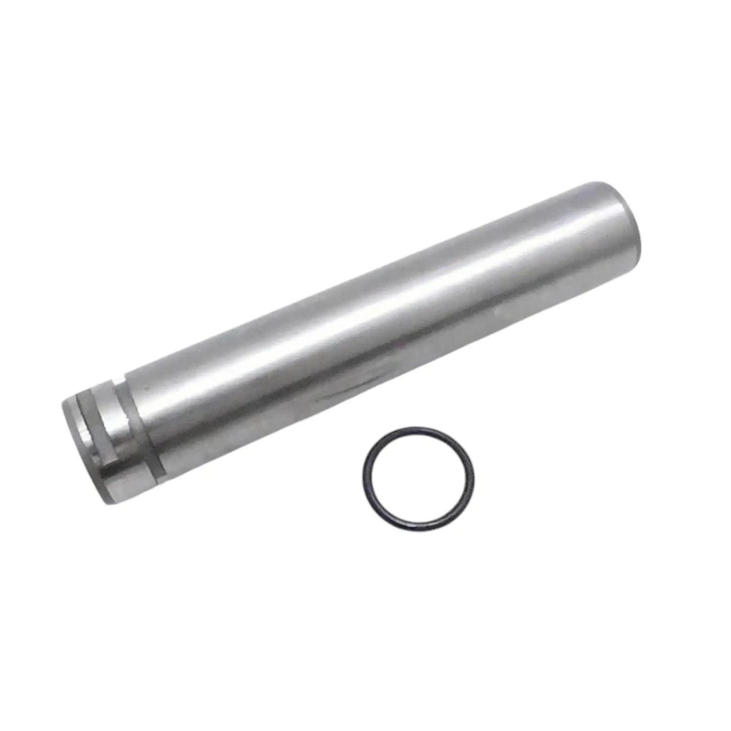 Metal cylindrical shaft with round O-ring seal