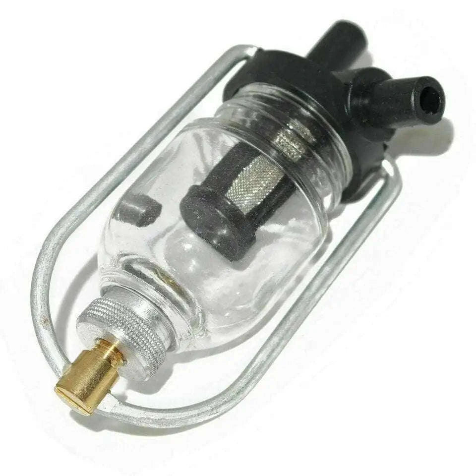 Fits Royal Enfield Jawa Rajdoot Old Model Glass Bowl Petrol Fuel Filter - StellerGear
