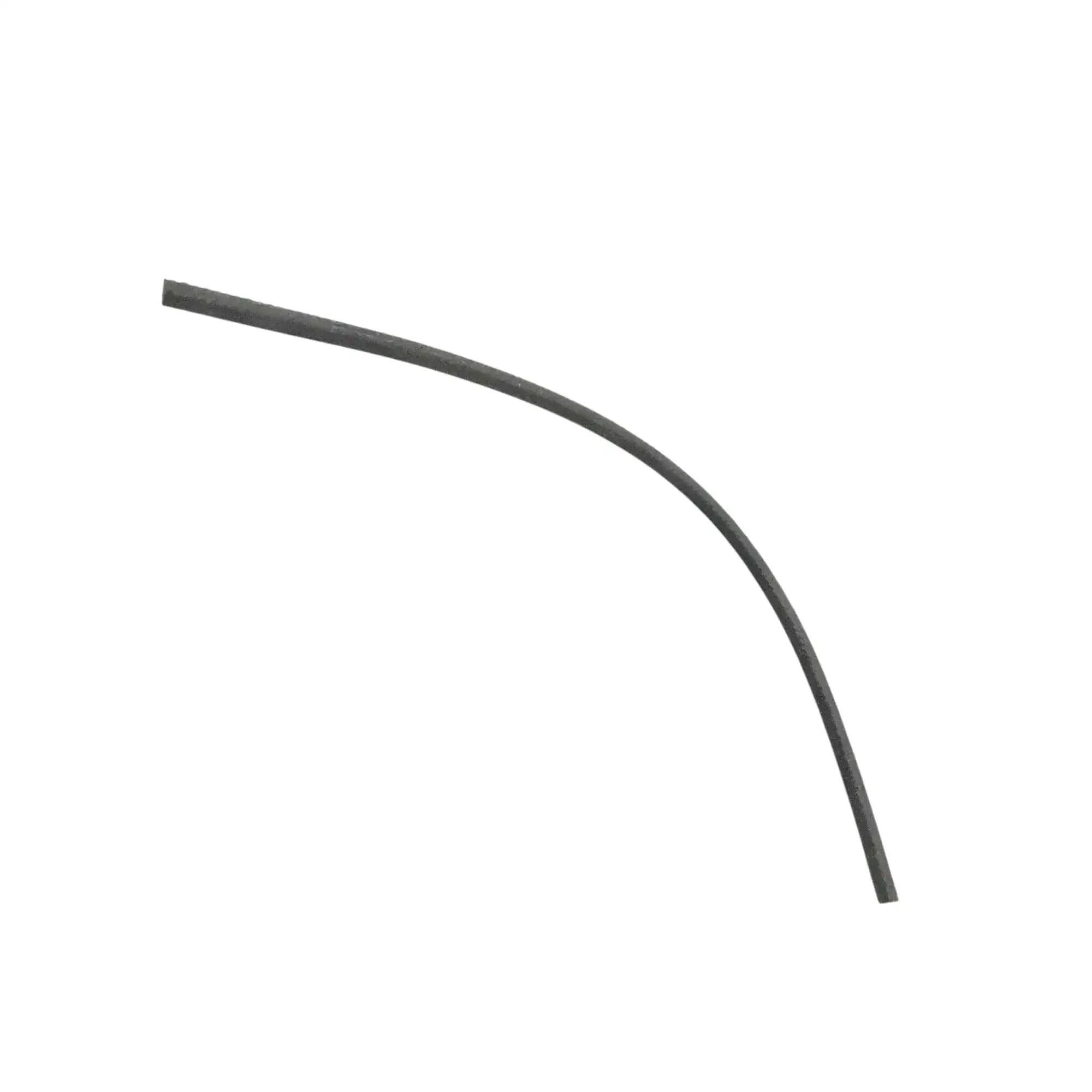 Fuel line pipe, dark gray U-shaped curved tube segment