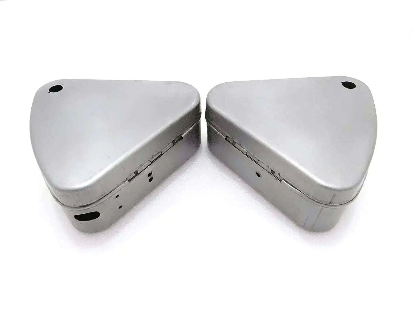 FLAT LID TOOL BOXES PAIR FOR ROYAL ENFIELD OLD MODEL MOTORCYCLE - StellerGear