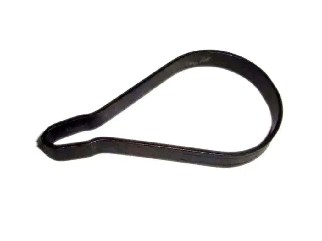 Black metal U-shaped spring for foot control lever