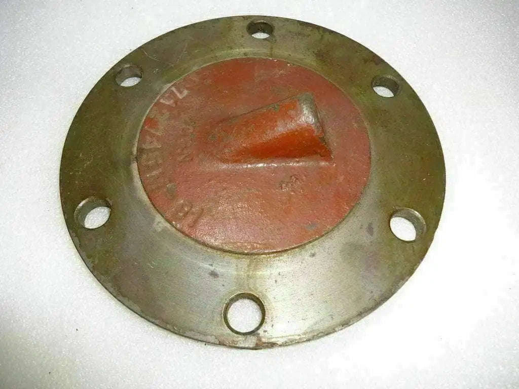 Massey Ferguson 135 rear axle cover, metal, 10 inches in diameter, used for tractor maintenance