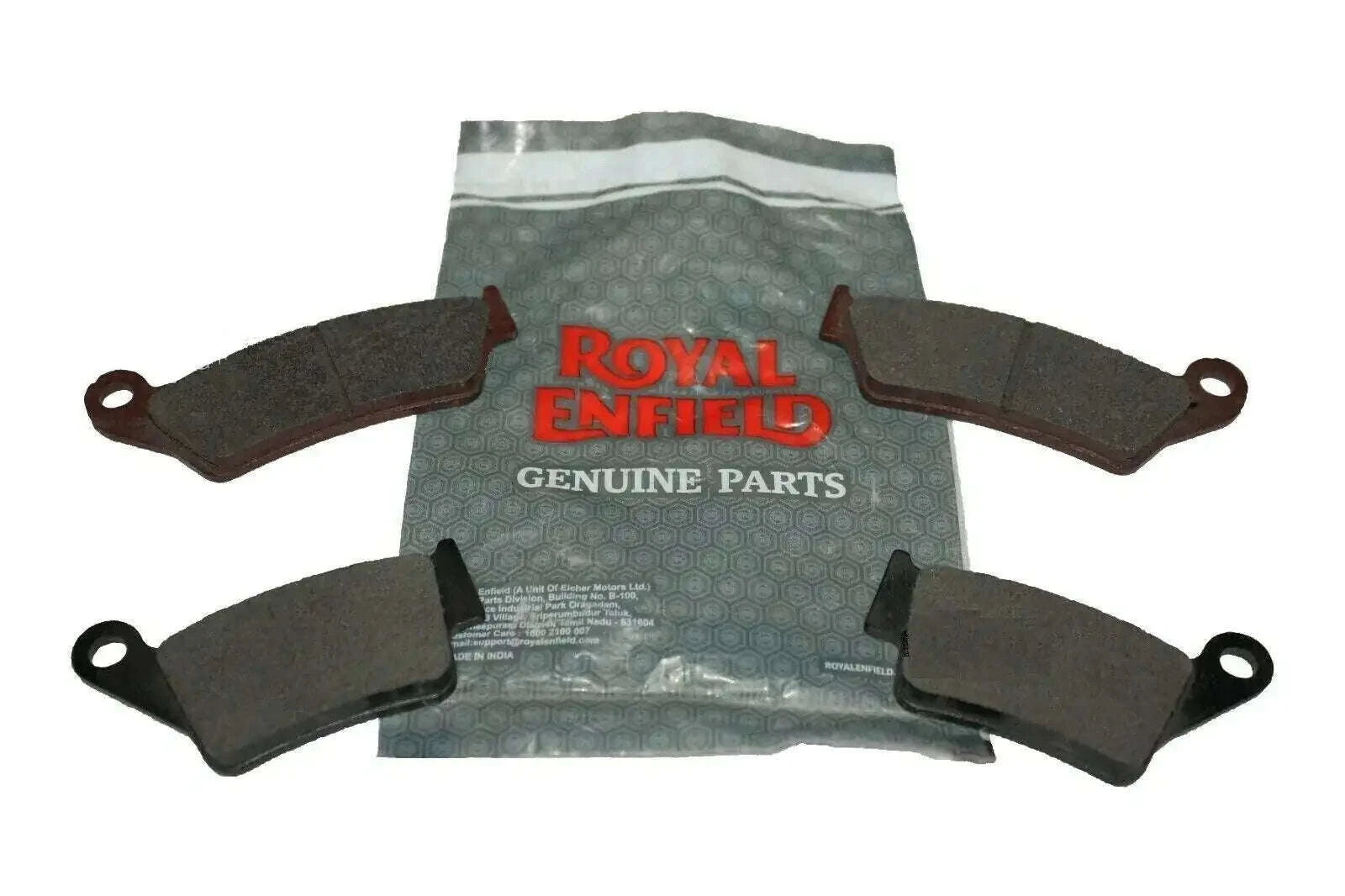 Royal Enfield Himalayan brake pads kit: four front and rear brake pads