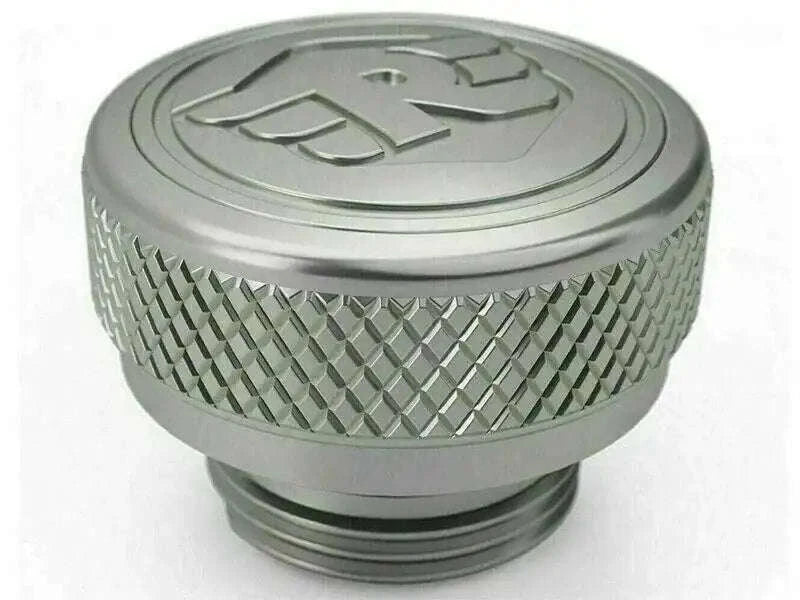 FOR Royal Enfield Twins Interceptor 650cc Machined Oil Filler Cap Silver - StellerGear