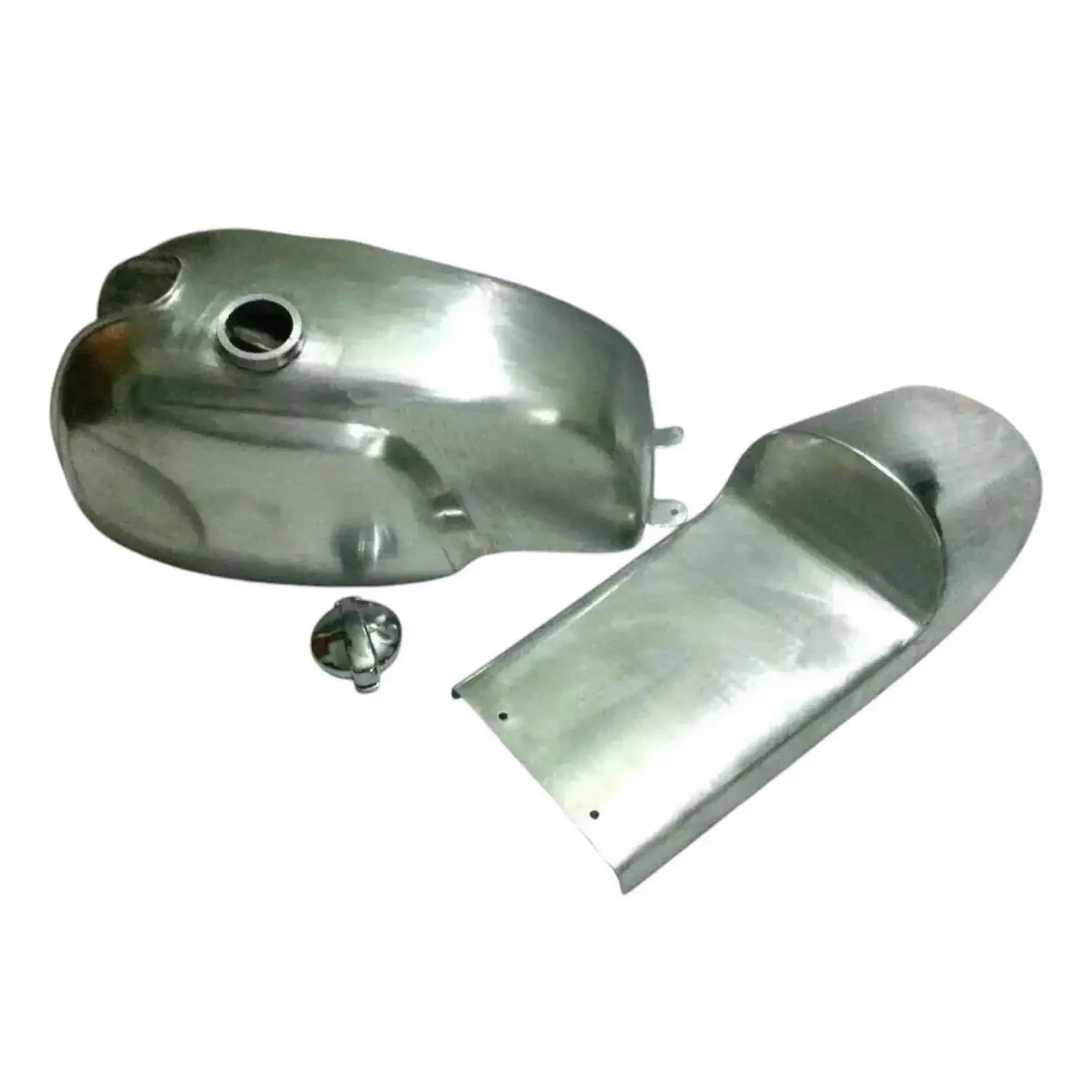 Yamaha SR500 cafe racer body kit with alloy fuel tank and seat pan