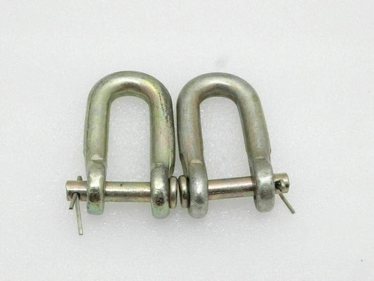 Ford 3600 tractor check chain assembly inner D-shackles, durable steel, essential for secure attachment