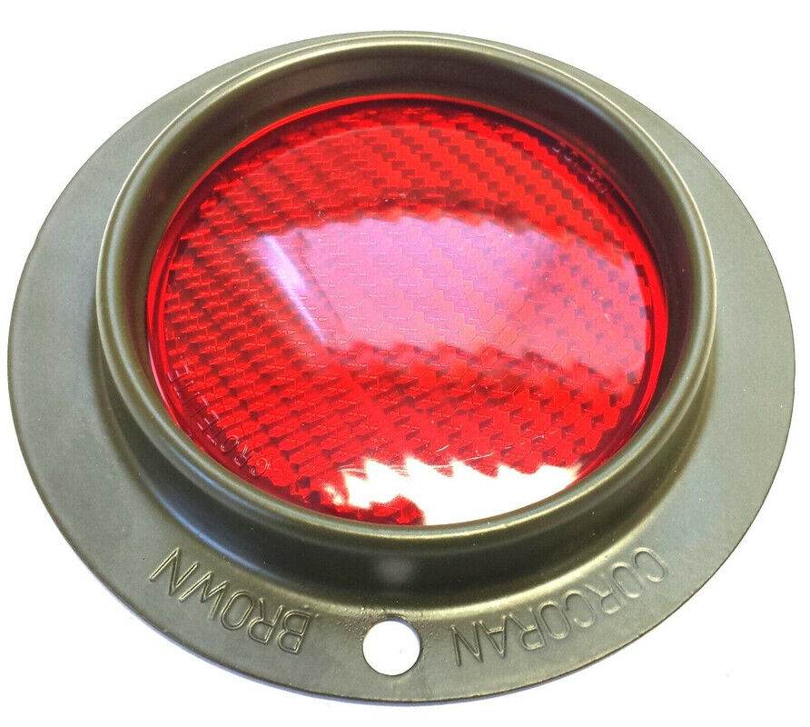 Ford GPW Corcoran Brown Reflector Assembly for Vehicle Lighting and Safety