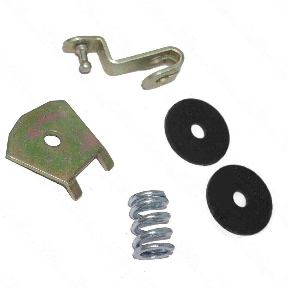 Ford tractor hand throttle kit components including brackets, springs, and washers