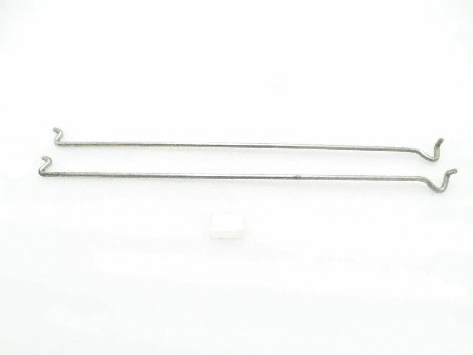 Hood door prop rod set for Ford tractor, durable steel rods, essential for holding the hood open securely.