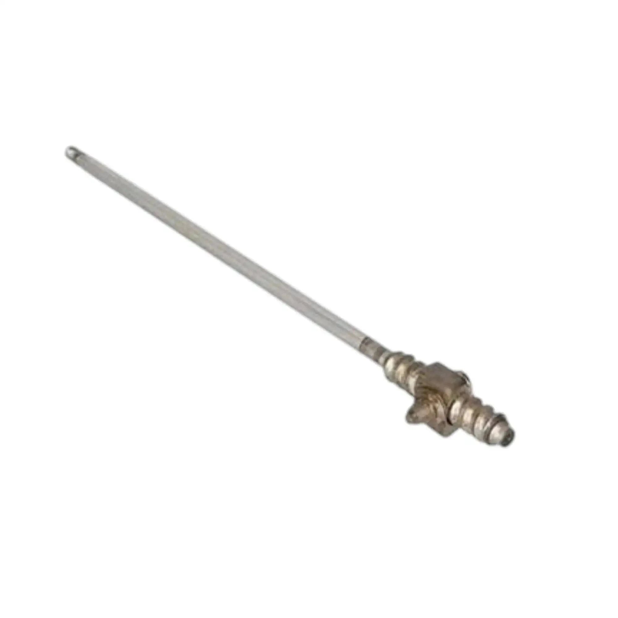 Tractor steering shaft with long rod and threaded end fitting