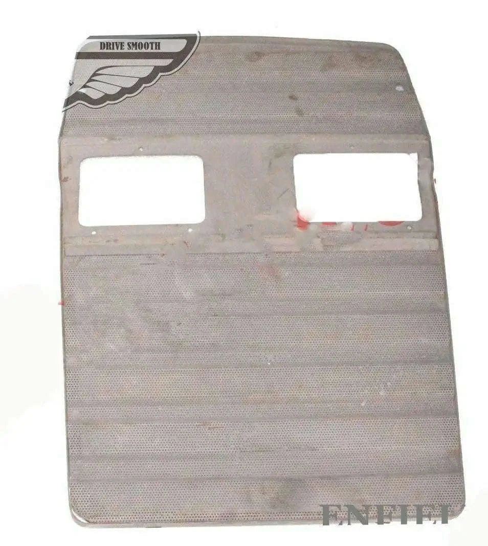Front bonnet grill grille with light hole, rectangular metal mesh panel
