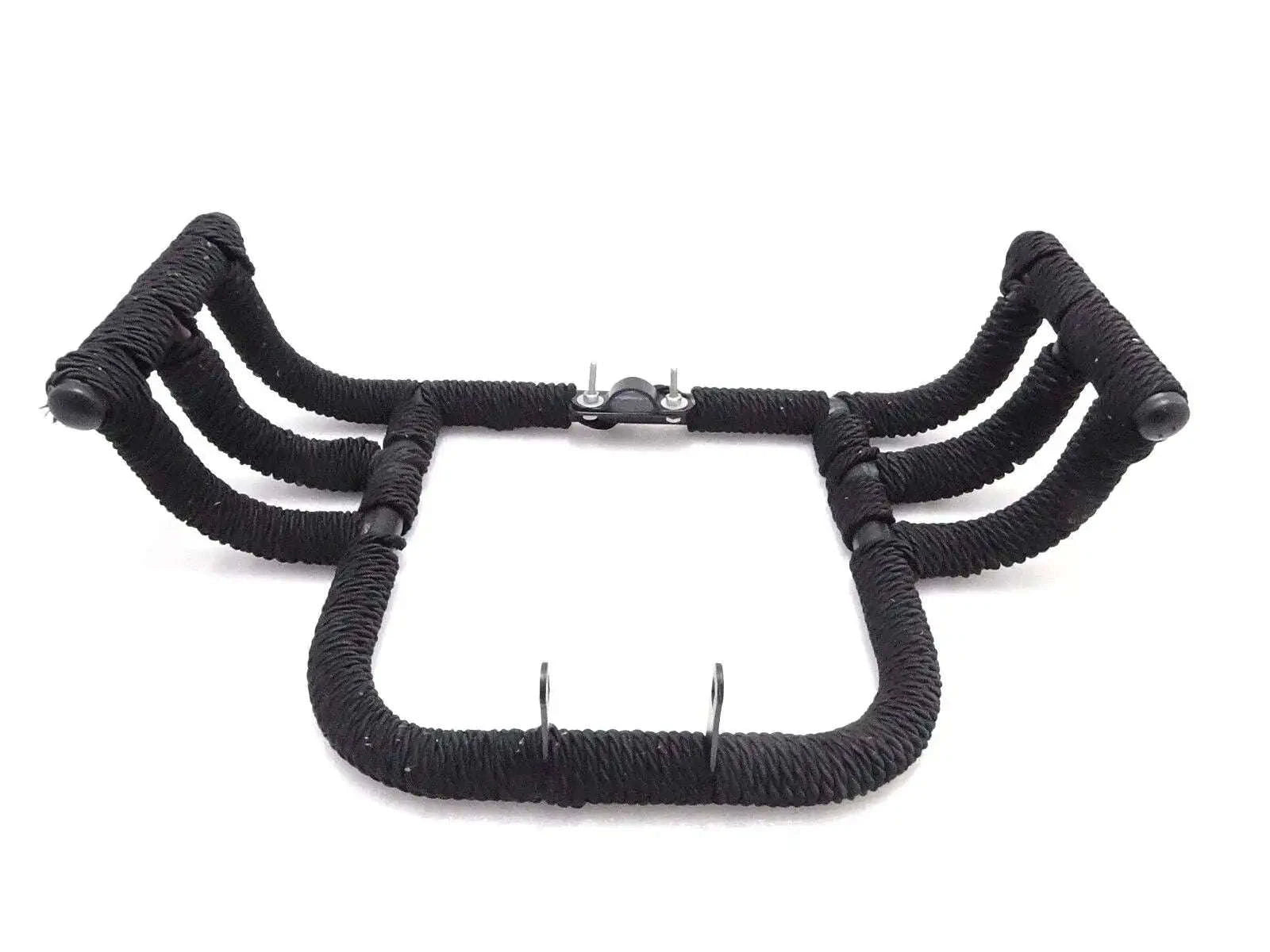 FRONT LEG GUARD WRAPPED WITH BLACK ROPE AIRFLY FOR ROYAL ENFIELD - StellerGear