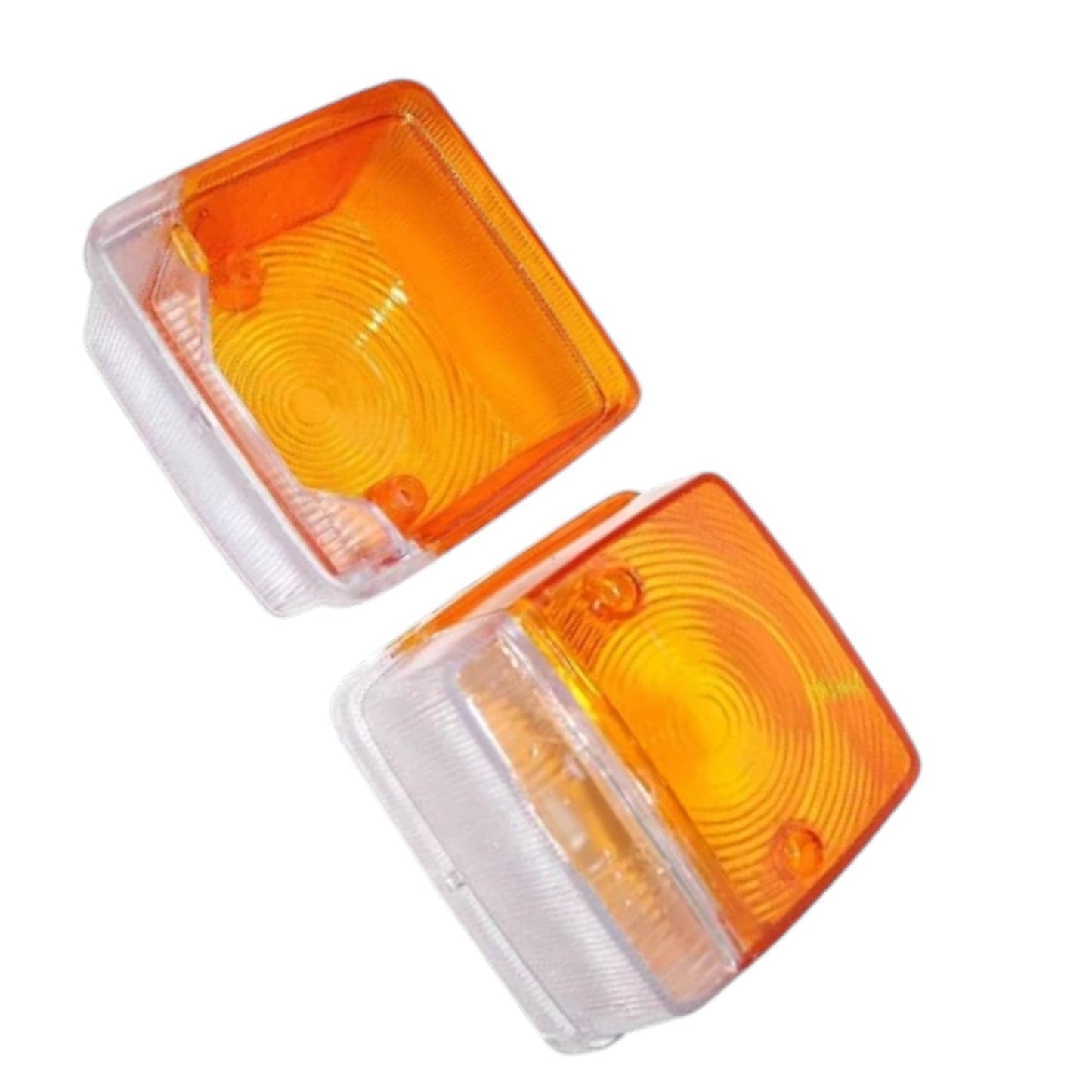 Front side tail light lens cover set, durable plastic, suitable for tractor replacement and repair