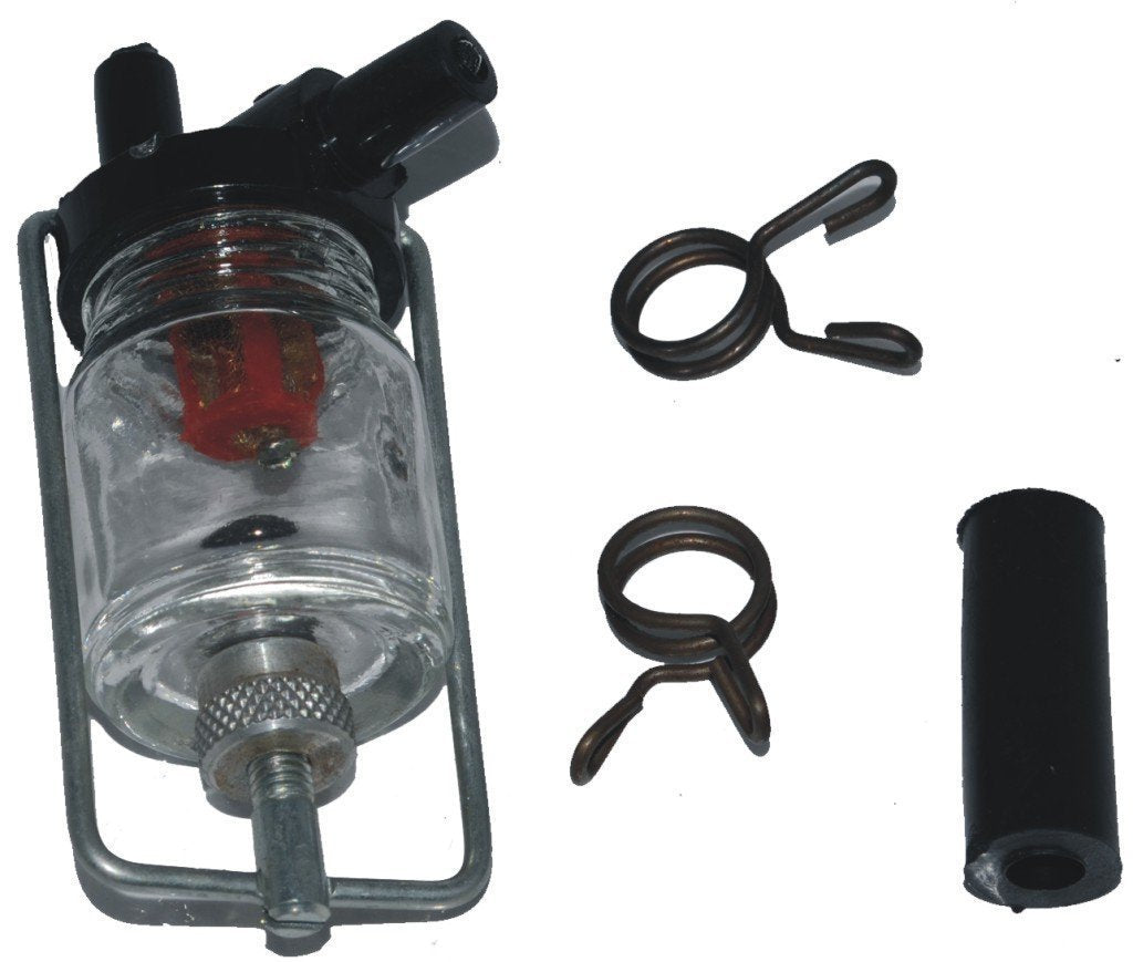 JAWA petrol fuel filter, glass material, standard size, essential for optimal engine performance