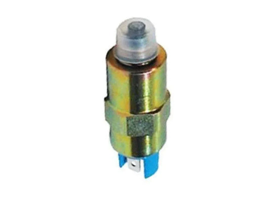 Fuel shutoff valve small engine solenoid case, compact size, durable brass material for reliable operation