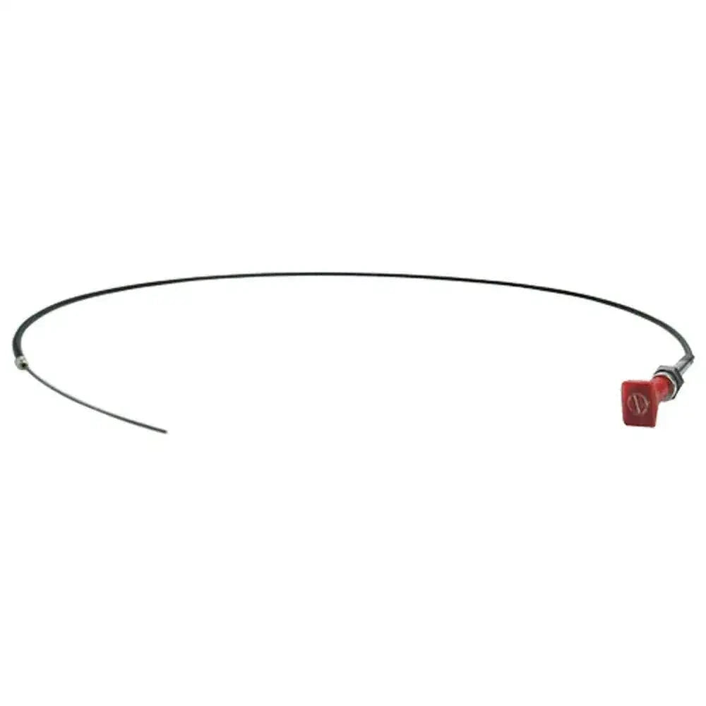 Fuel shutoff cable assembly with red connector and black cable